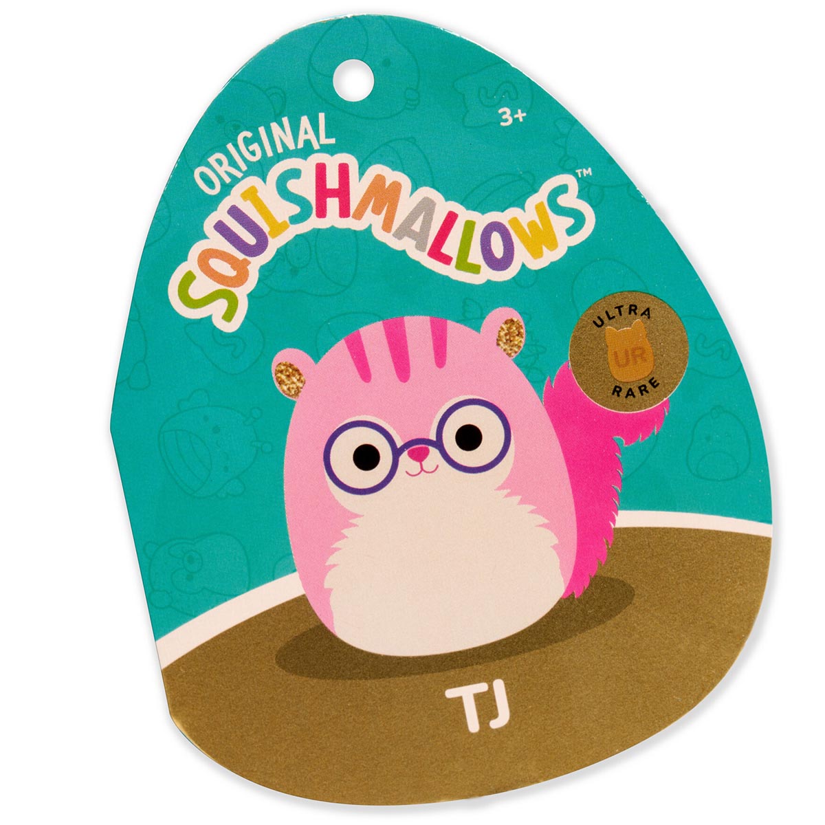Squishmallows 12" TJ the Pink Squirrel with Glasses | Jazwares / Squishmallows   Squad