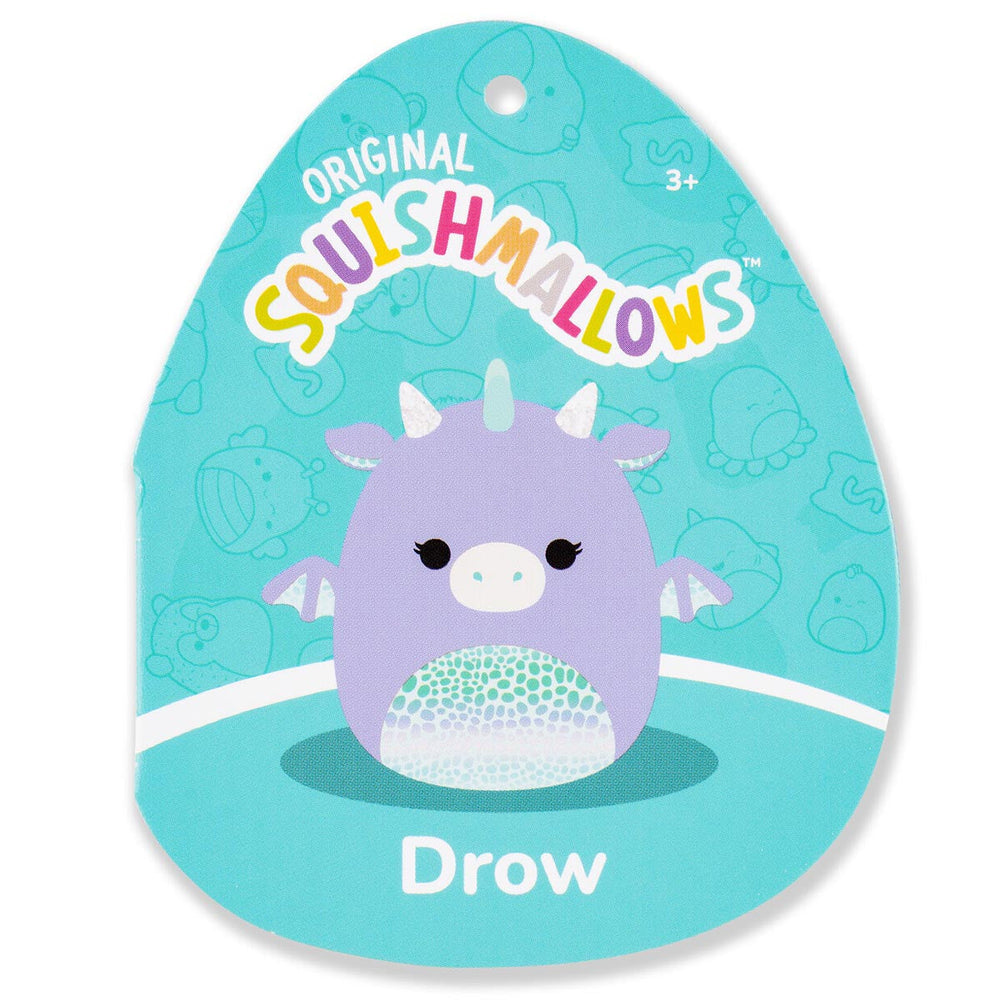 Squishmallows 12" Drow the Purple Dragon | Jazwares / Squishmallows   Squad
