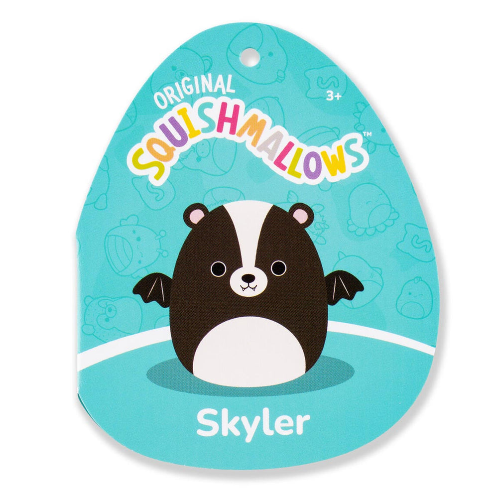Squishmallows 12" Skyler the Black and White Skunk Bat | Jazwares / Squishmallows   Squad