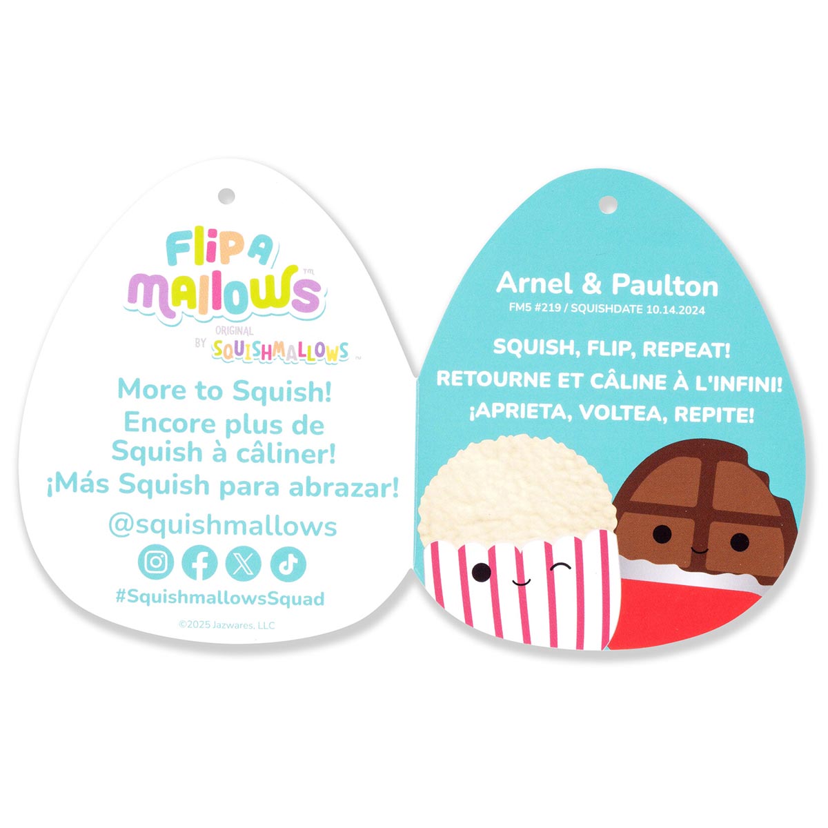 5" Arnel & Paulton FlipAMallows | Jazwares / Squishmallows   Category