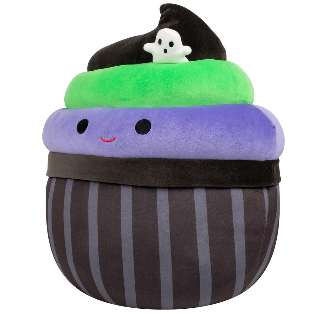 Squishmallows 12" Kurt the Black Cupcake With Green and Purple Frosting | Jazwares / Squishmallows   Squad