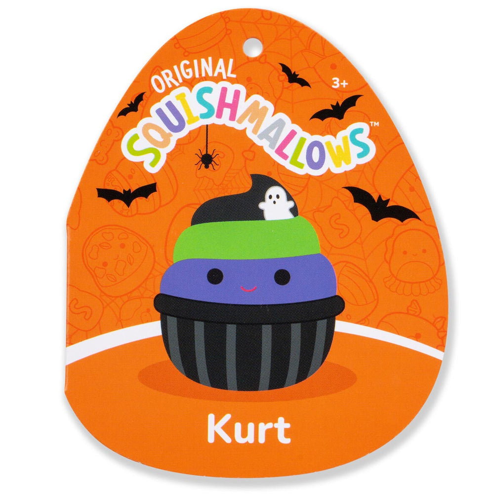 Squishmallows 12" Kurt the Black Cupcake With Green and Purple Frosting | Jazwares / Squishmallows   Squad