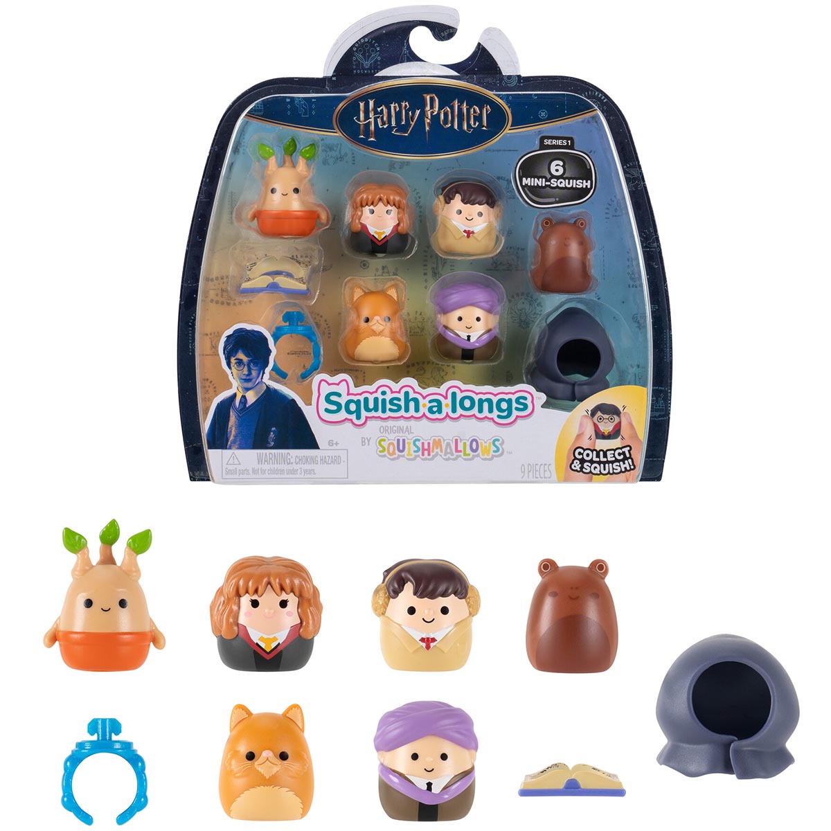Squish-a-longs “Harry Potter” 6-Pack Style 1 | Jazwares / Squishmallows   Brand