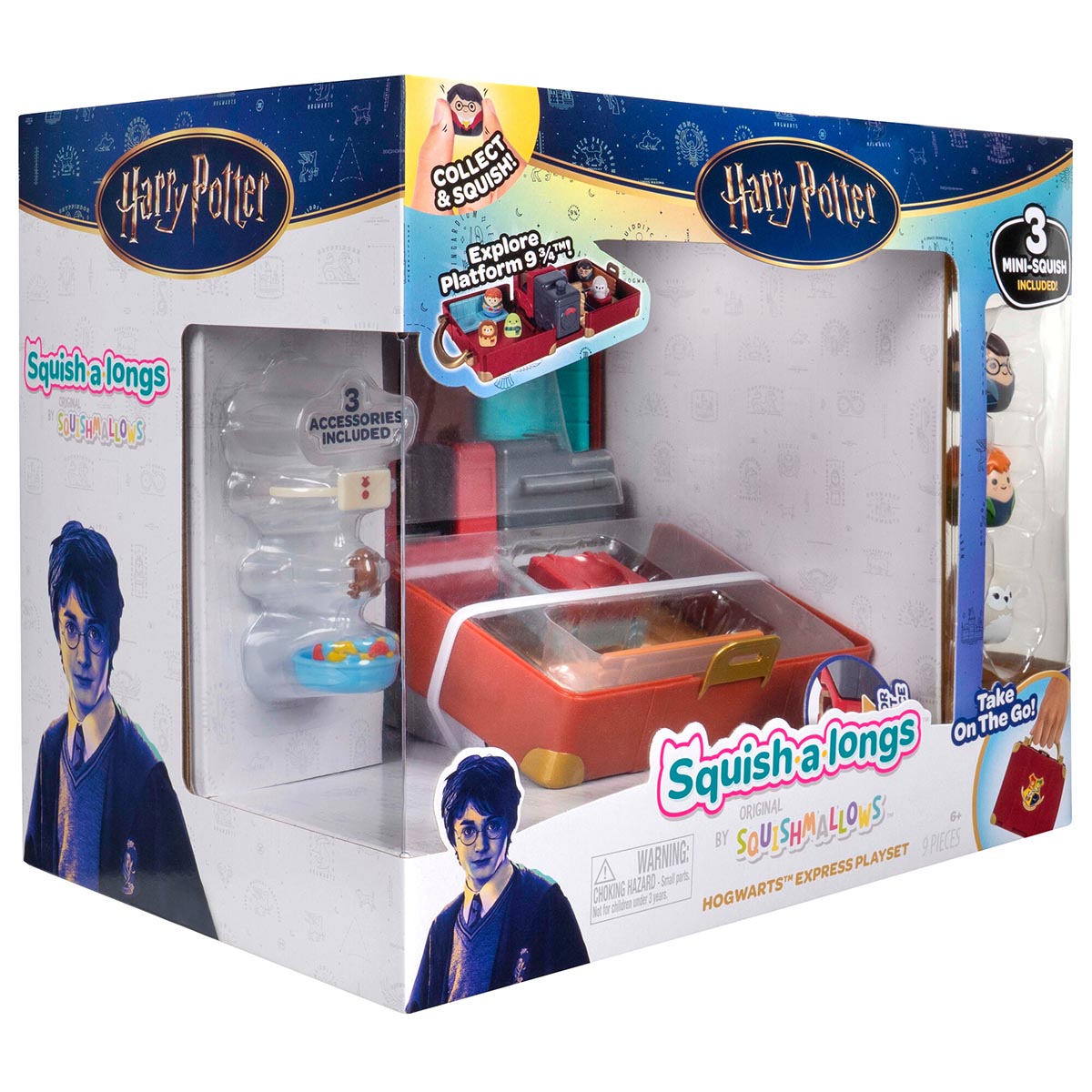 Squish-a-longs “Harry Potter” Hogwarts Express Playset | Jazwares / Squishmallows   Brand