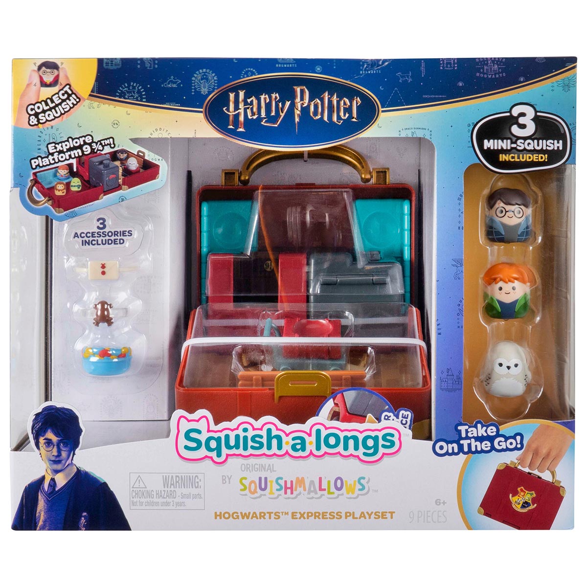 Squish-a-longs “Harry Potter” Hogwarts Express Playset | Jazwares / Squishmallows   Brand