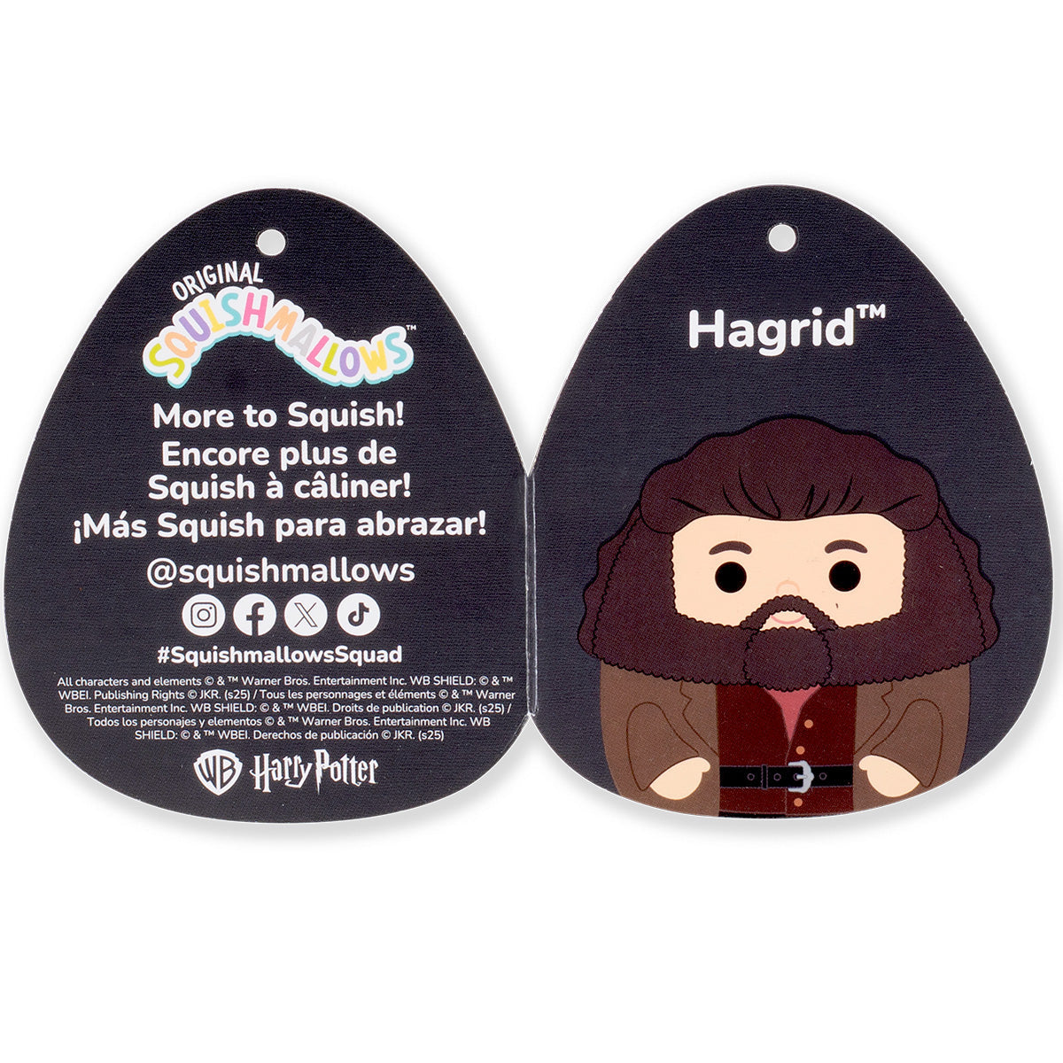 Squishmallows Harry Potter 12-Inch Hagrid Plush | Jazwares / Squishmallows   Category|  Brand