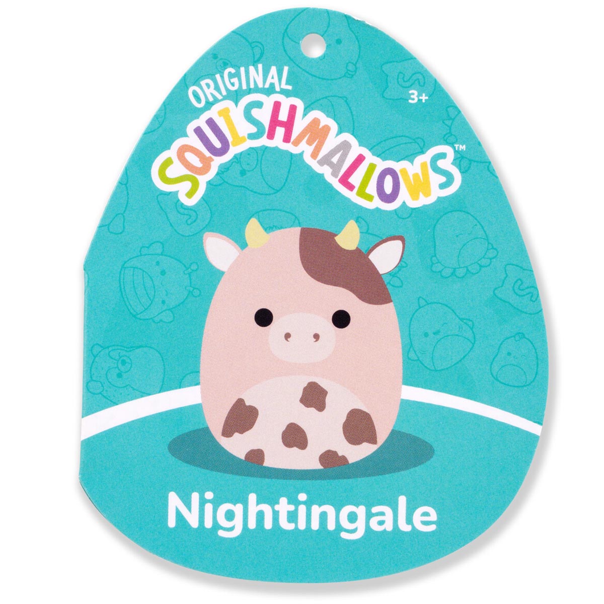 Squishmallows 14" Nightingale the Brown Cow with Spots | Jazwares / Squishmallows   Squad