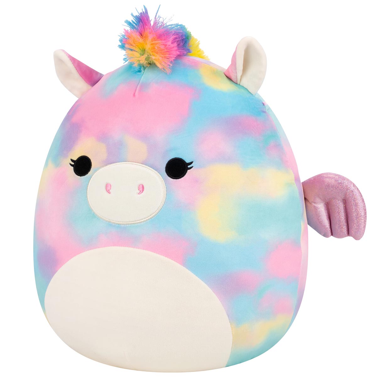 Squishmallows 14" Jaime the Rainbow Tie-Dye Pegasus | Jazwares / Squishmallows   Squad