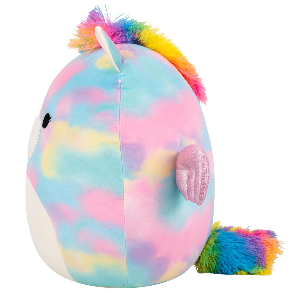 Squishmallows 14" Jaime the Rainbow Tie-Dye Pegasus | Jazwares / Squishmallows   Squad