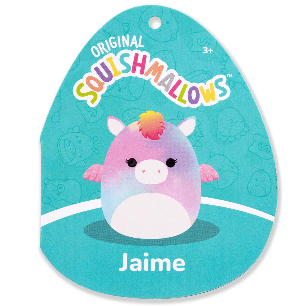 Squishmallows 14" Jaime the Rainbow Tie-Dye Pegasus | Jazwares / Squishmallows   Squad