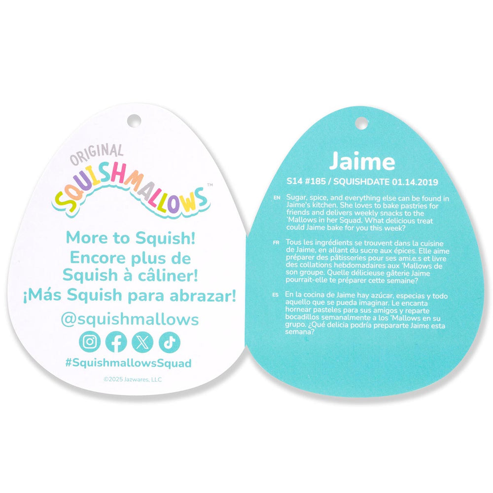 Squishmallows 14" Jaime the Rainbow Tie-Dye Pegasus | Jazwares / Squishmallows   Squad
