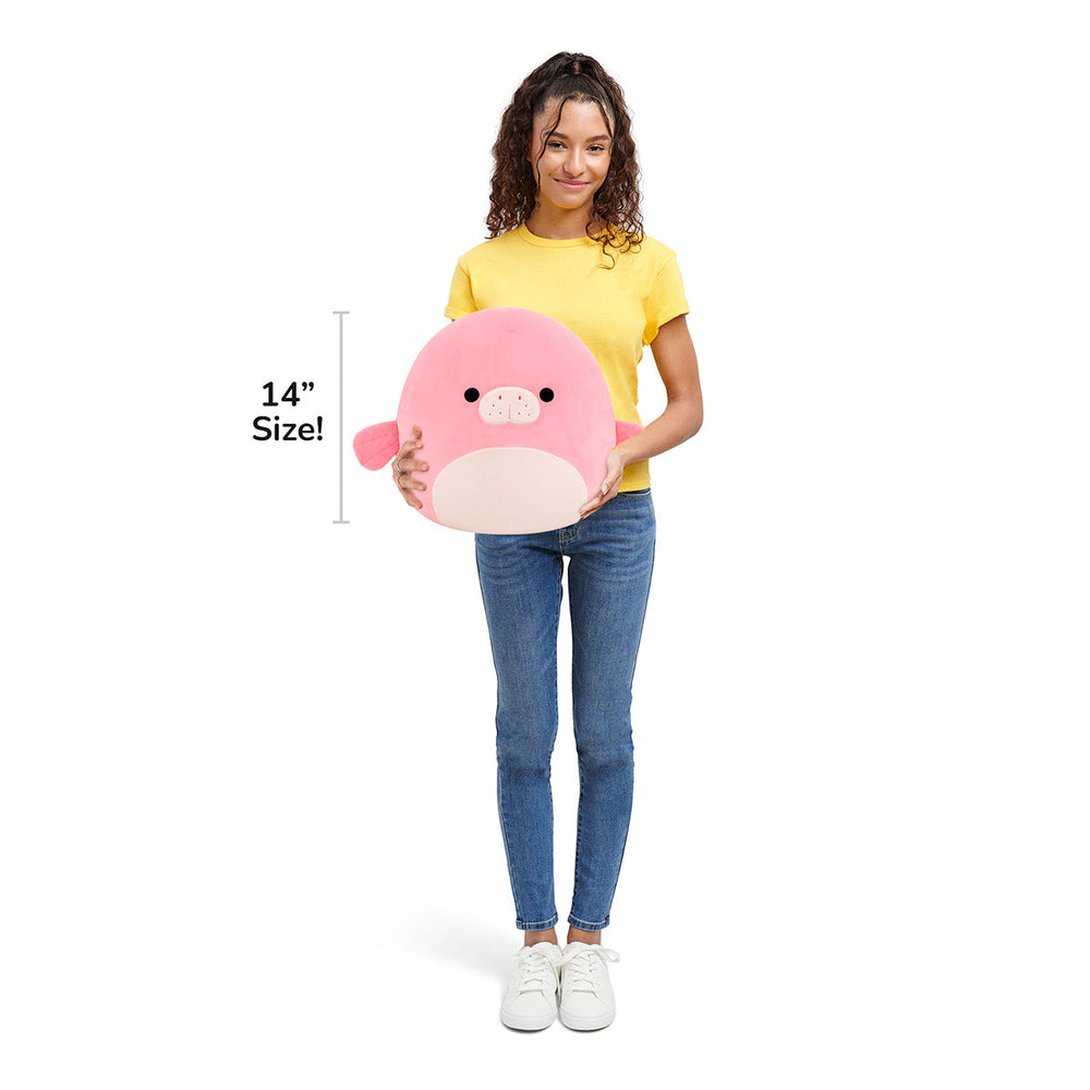 Squishmallows 14" Morlai the Coral Manatee | Jazwares / Squishmallows   Squad
