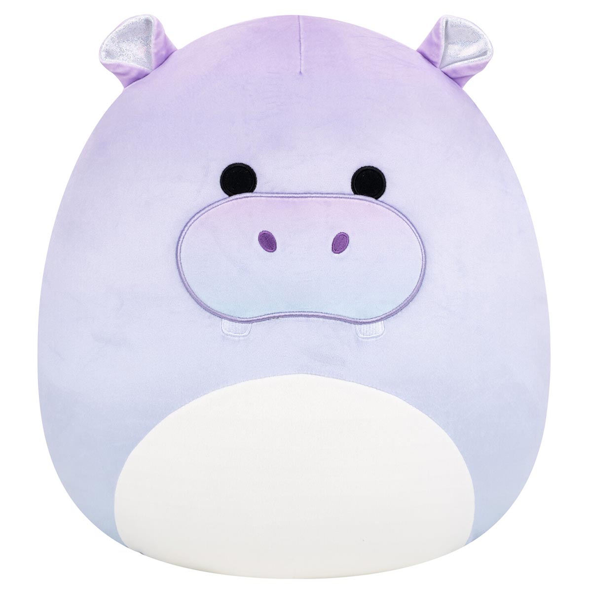 Squishmallows 14" Benedict the Purple Gradient Hippo with Sparkly Ears | Jazwares / Squishmallows   Squad