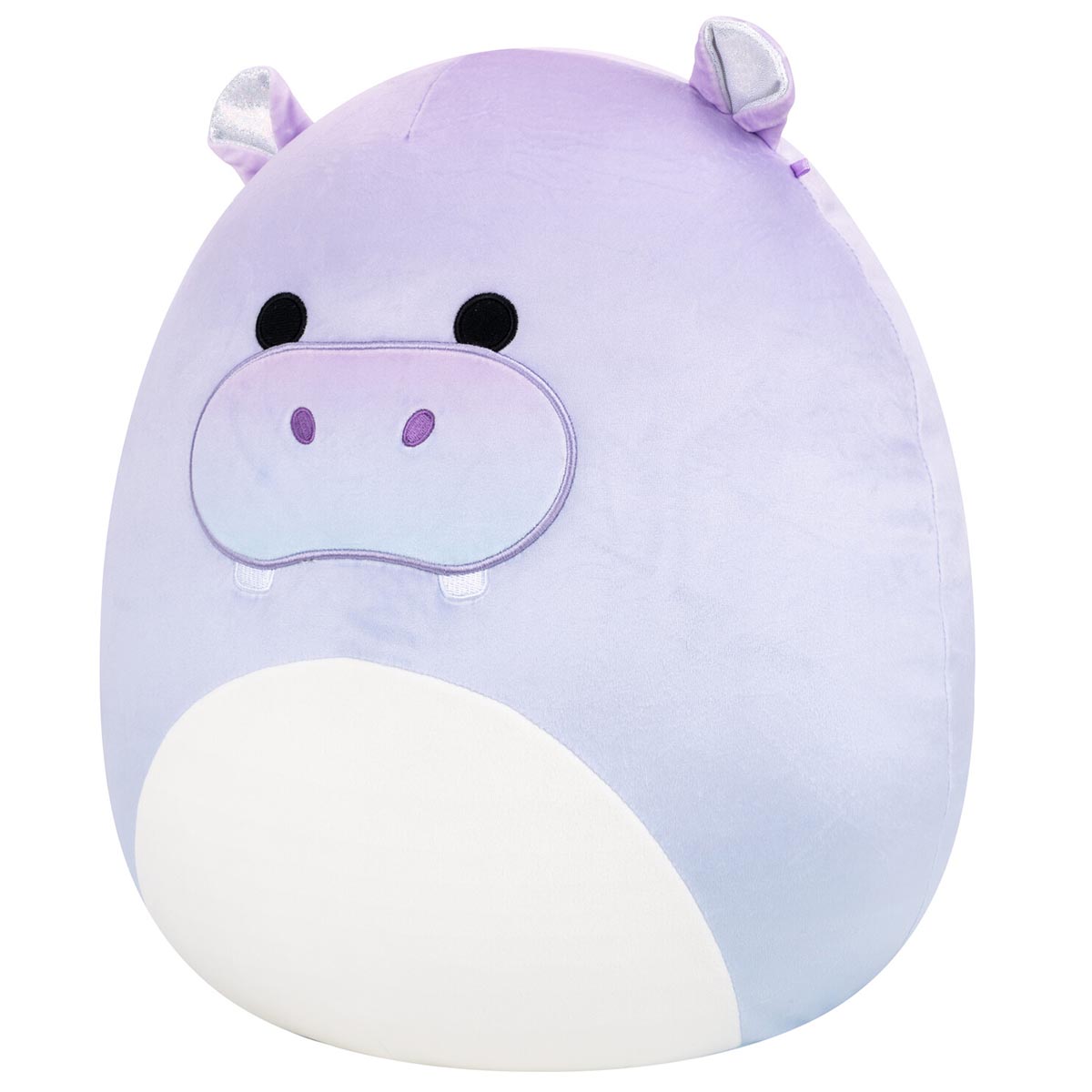 Squishmallows 14" Benedict the Purple Gradient Hippo with Sparkly Ears | Jazwares / Squishmallows   Squad