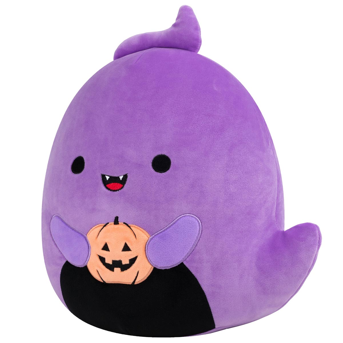 Squishmallows 12" Jordon the Purple Ghost Holding Jack O'Lantern | Jazwares / Squishmallows   Squad