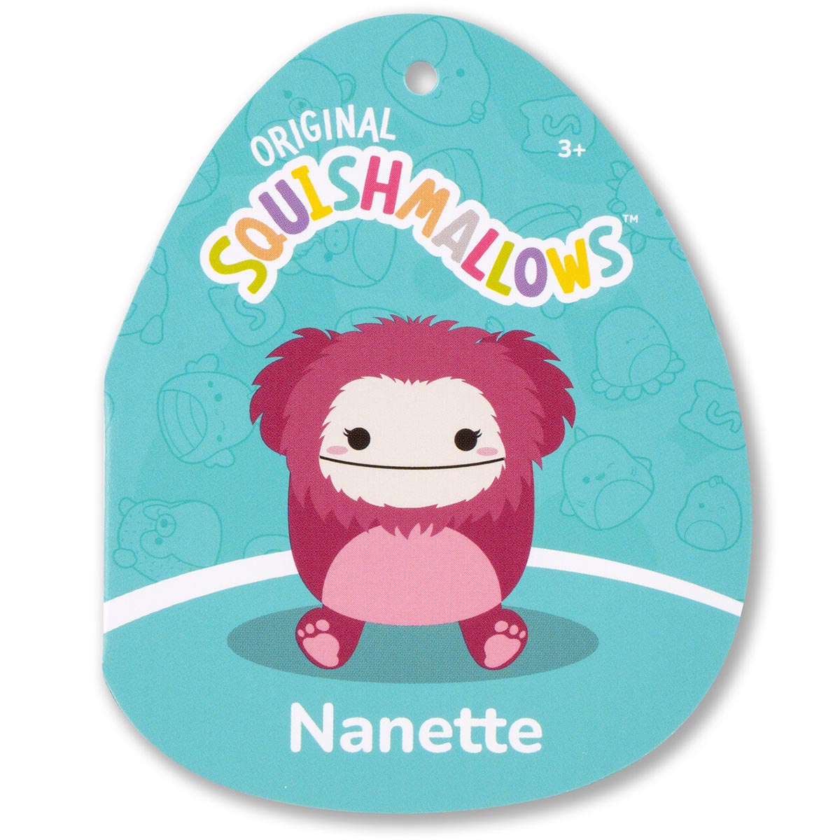 Squishmallows 16" Nanette the Raspberry Pink Bigfoot | Jazwares / Squishmallows   Squad