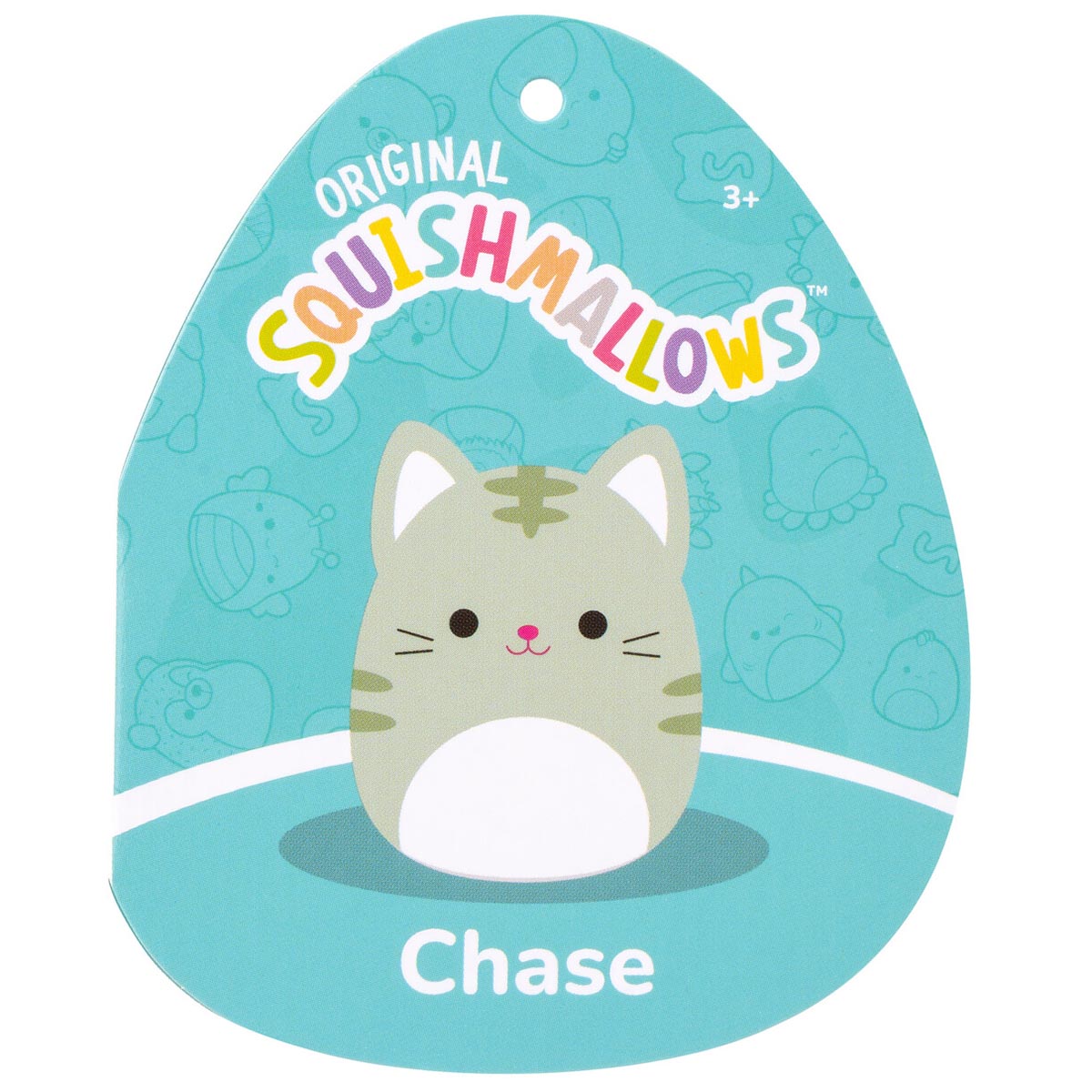 Squishmallows 16" Chase the Green Tabby Cat | Jazwares / Squishmallows   Squad