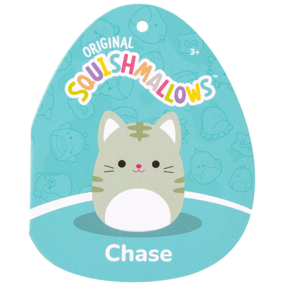 Squishmallows 16" Chase the Green Tabby Cat | Jazwares / Squishmallows   Squad