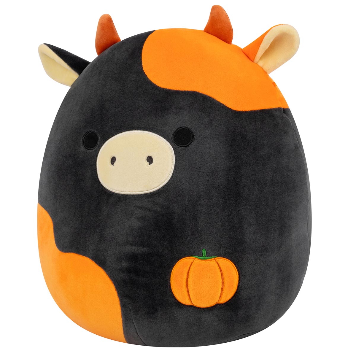 Squishmallows 14" Jefferson the Black and Orange Cow | Jazwares / Squishmallows   Squad