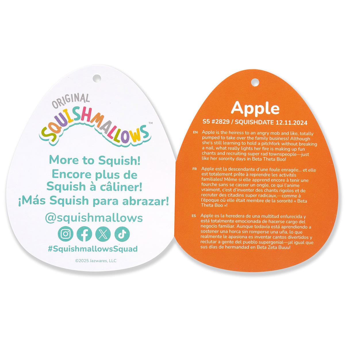 Squishmallows 5" Apple the Green Bat | Jazwares / Squishmallows   Squad