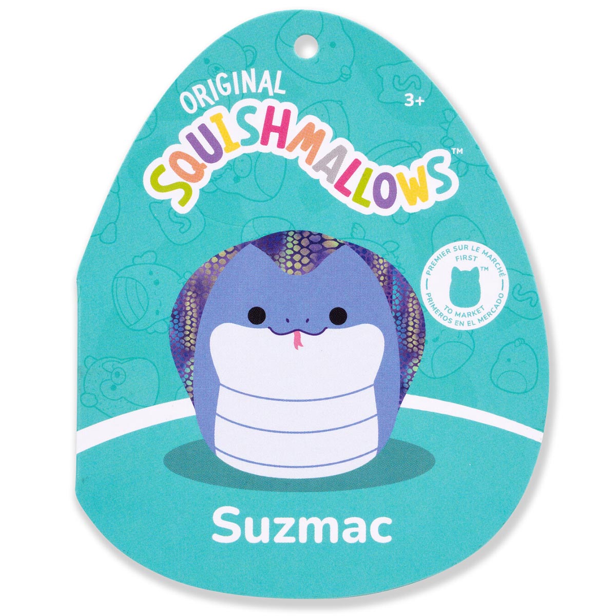 Squishmallows 14" Suzmac the Blue Cobra | Jazwares / Squishmallows   Squad