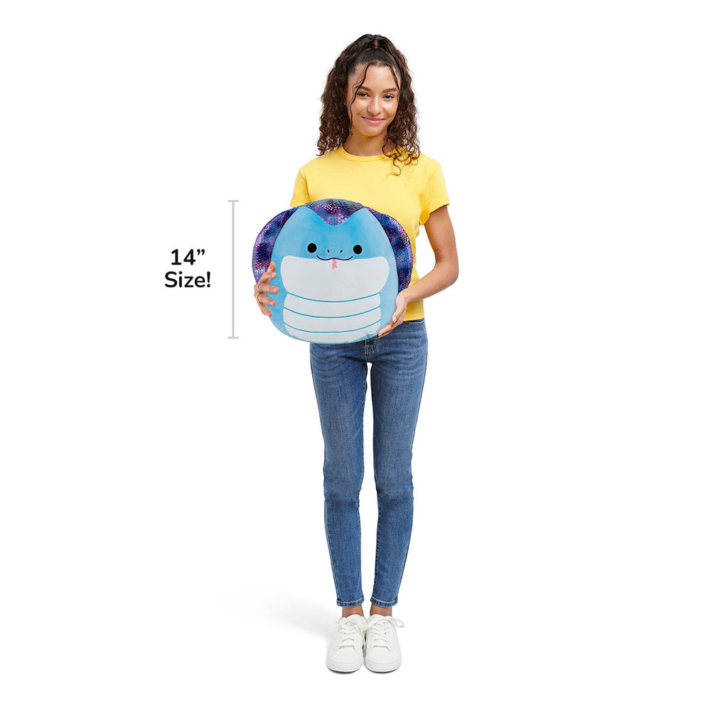 Squishmallows 14" Suzmac the Blue Cobra | Jazwares / Squishmallows   Squad