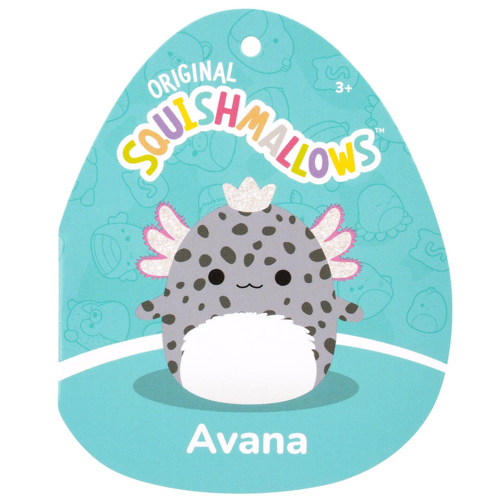 Squishmallows 12" Avana the Spotted Axolotl with Silver Crown | Jazwares / Squishmallows   Squad