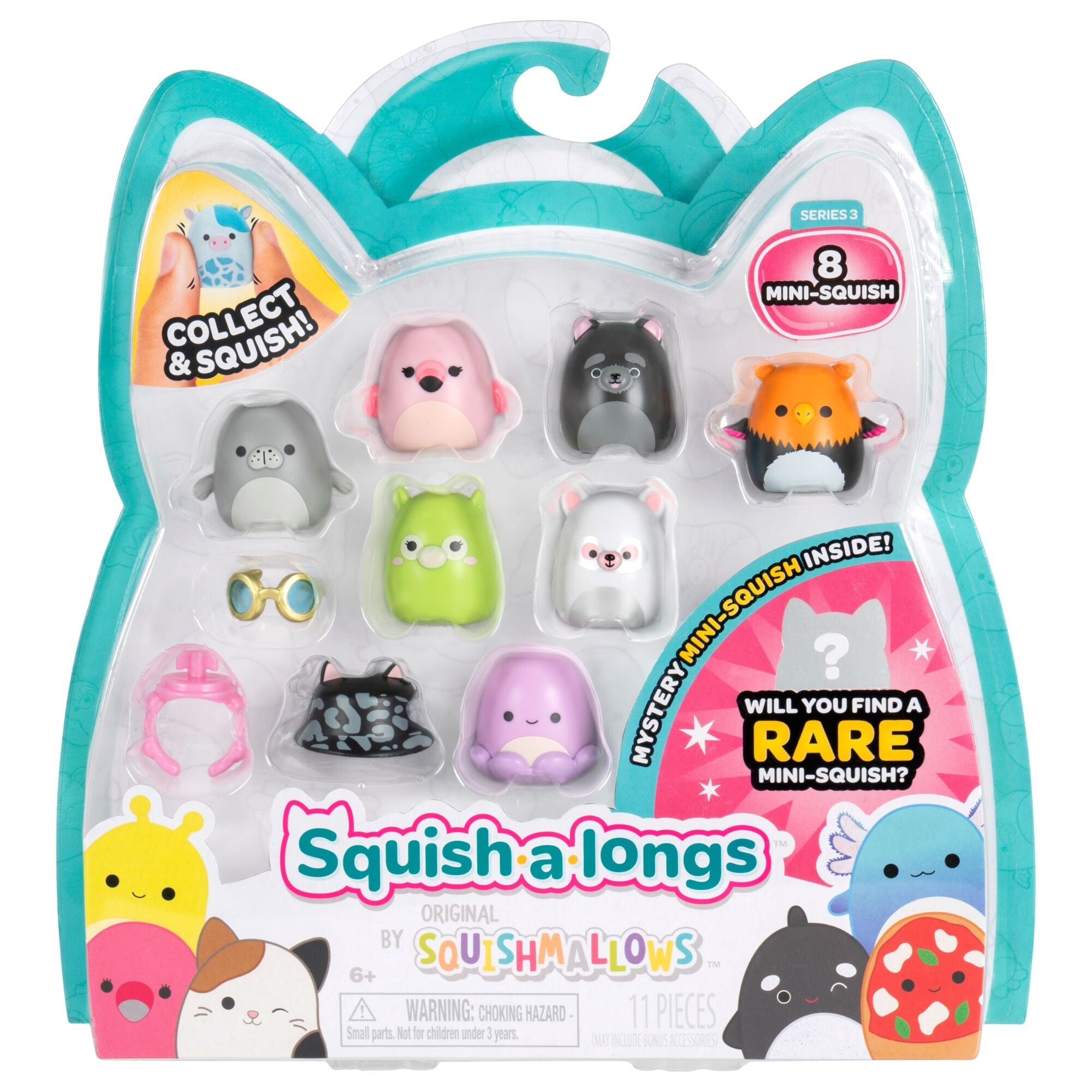 Squish-a-longs Mini-Squish 8-Pack Style 3 | Jazwares / Squishmallows   Brand