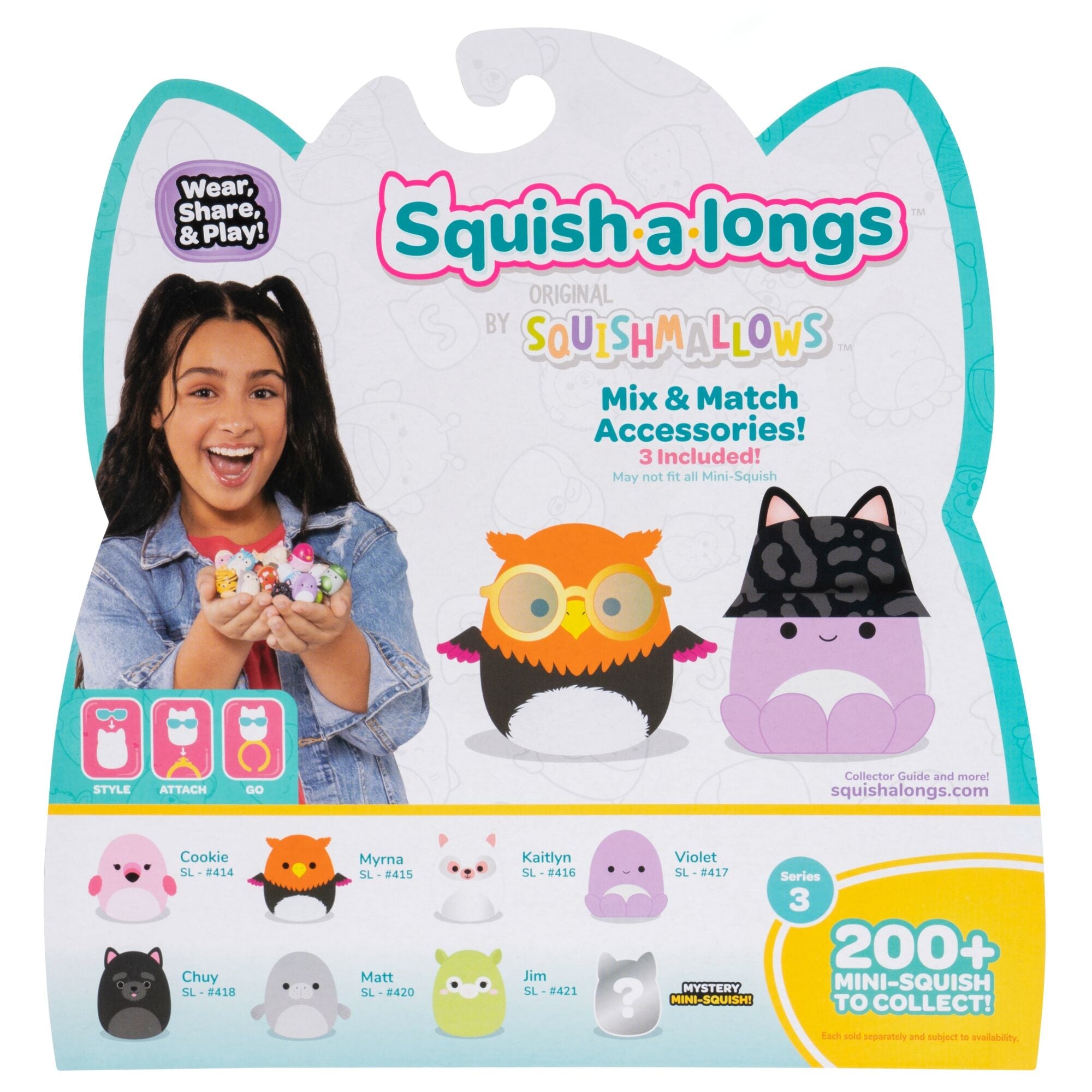 Squish-a-longs Mini-Squish 8-Pack Style 3 | Jazwares / Squishmallows   Brand