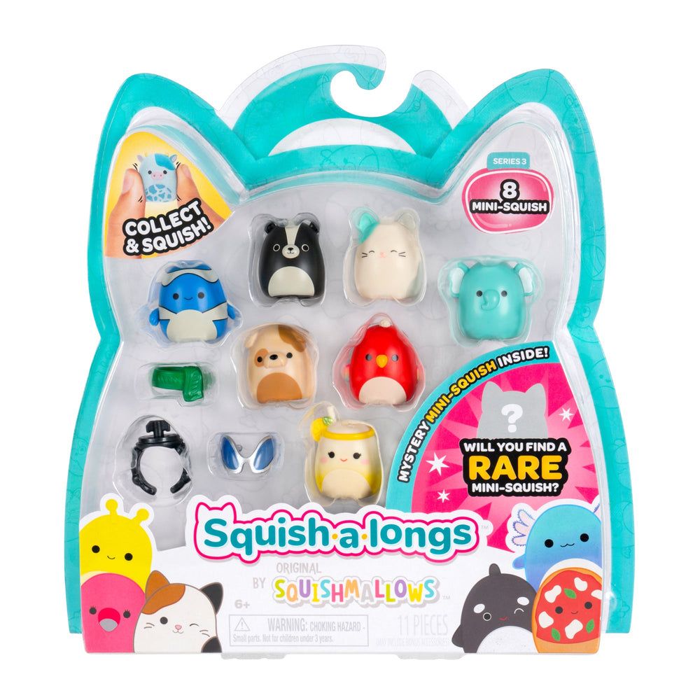 Squish-a-longs Mini-Squish 8-Pack Style 4 | Jazwares / Squishmallows   Brand
