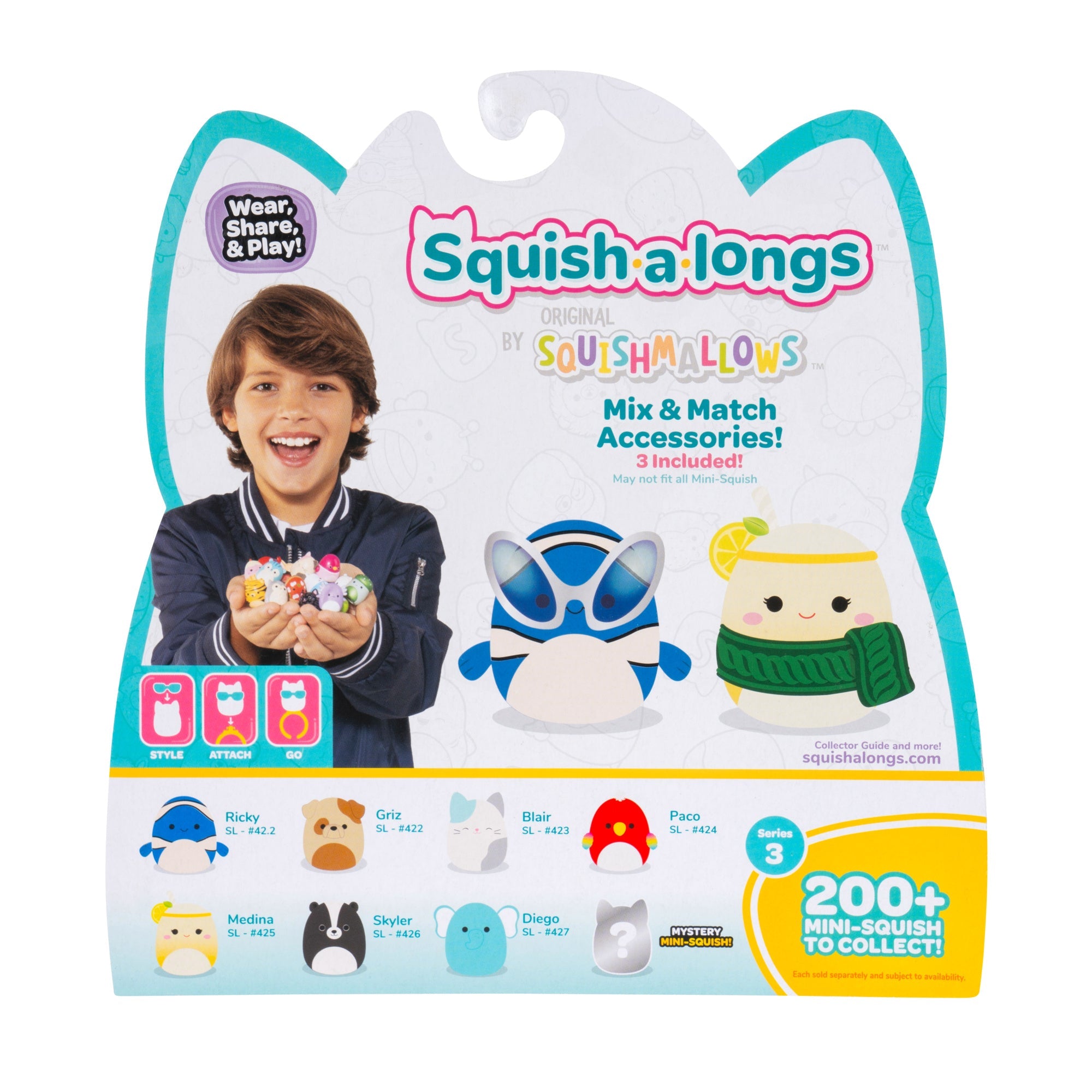 Squish-a-longs Mini-Squish 8-Pack Style 4 | Jazwares / Squishmallows   Brand