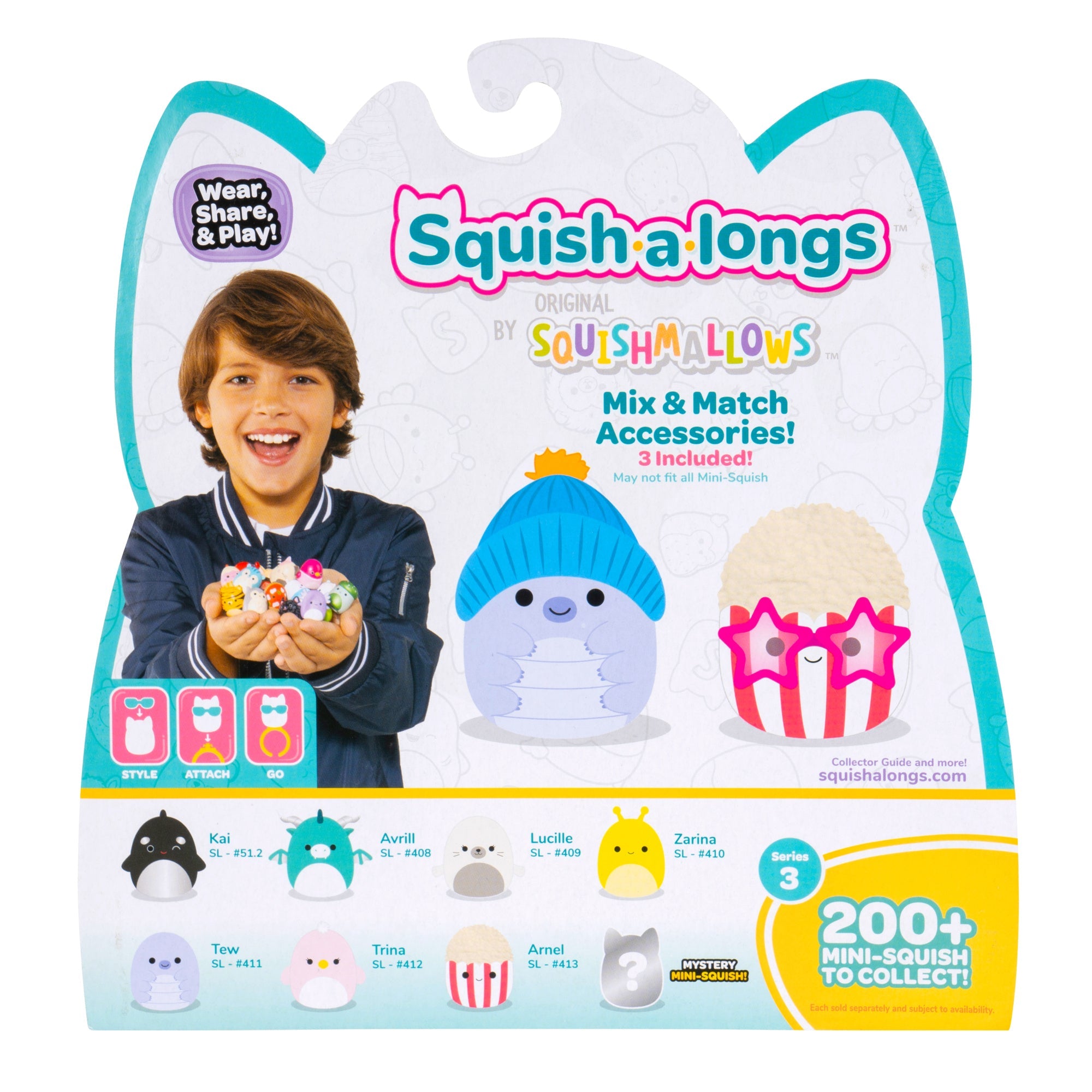 Squish-a-longs Mini-Squish 8-Pack Style 2 | Jazwares / Squishmallows   Brand