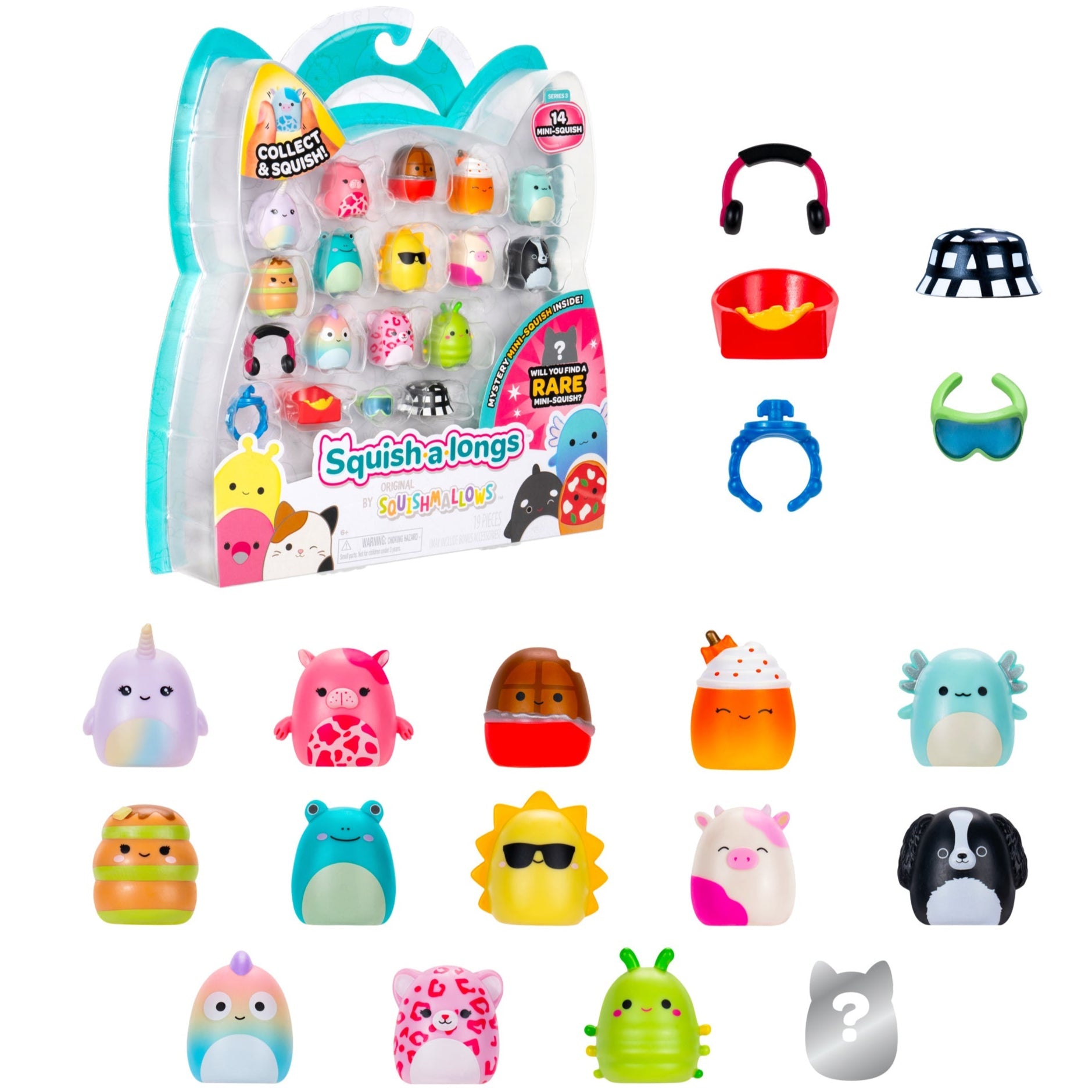 Squish-a-longs Mini-Squish 14-Pack Style 1 | Jazwares / Squishmallows   Brand