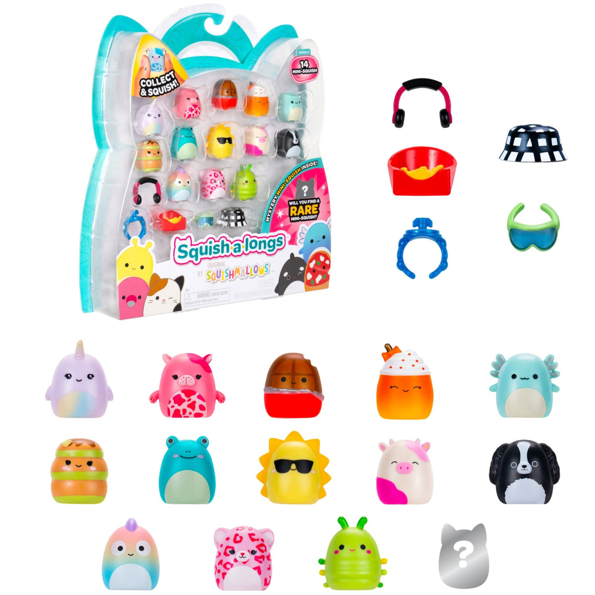 Squish-a-longs Mini-Squish 14-Pack Style 1 | Jazwares / Squishmallows   Brand