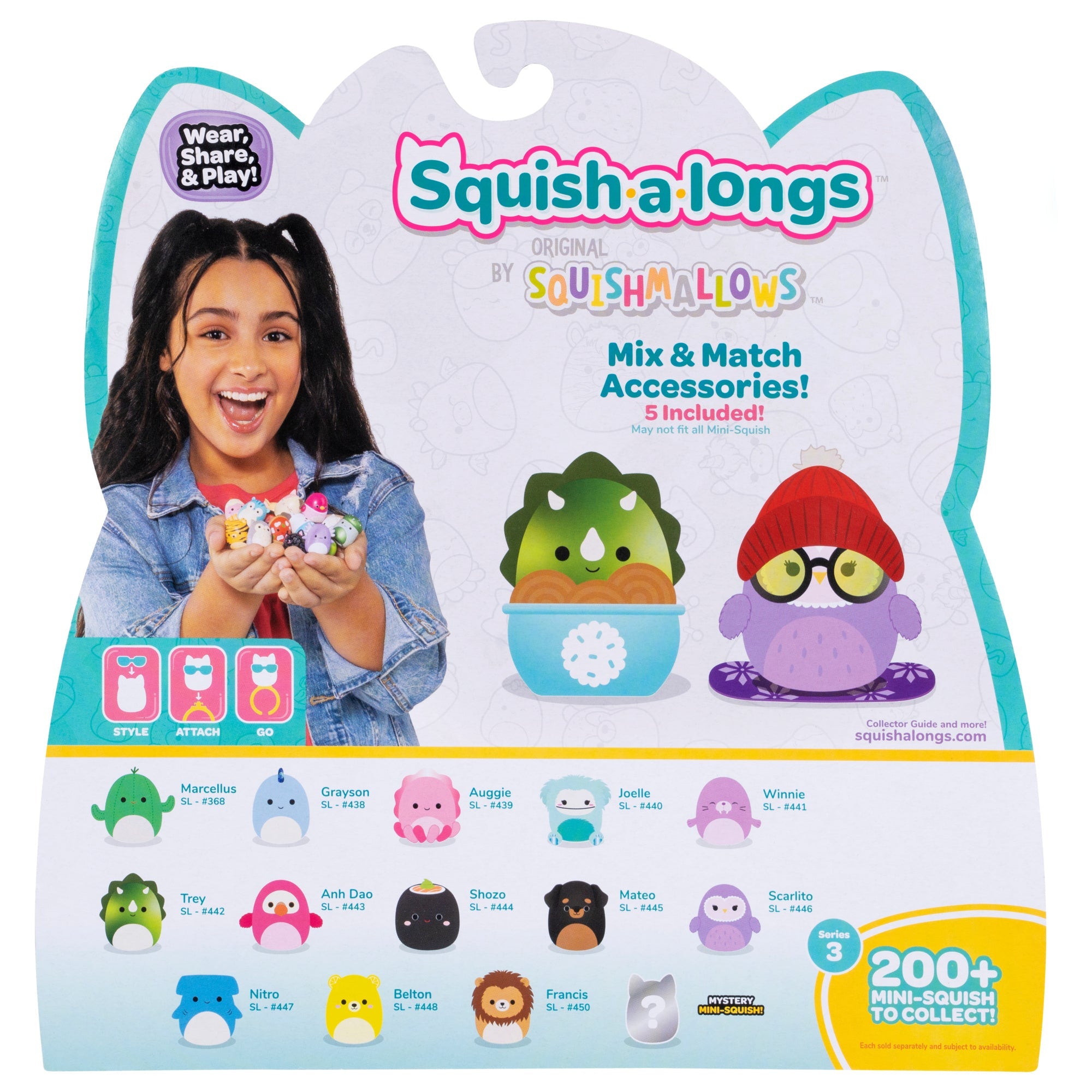 Squish-a-longs Mini-Squish 14-Pack Style 2 | Jazwares / Squishmallows   Brand
