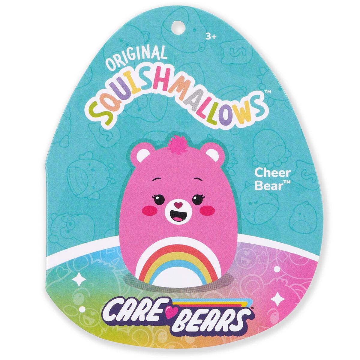Squishmallows Care Bears 12-Inch Cheer Bear | Jazwares / Squishmallows   Brand
