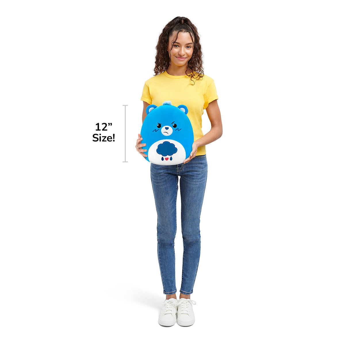 Squishmallows Care Bears 12-Inch Grumpy Bear | Jazwares / Squishmallows   Brand
