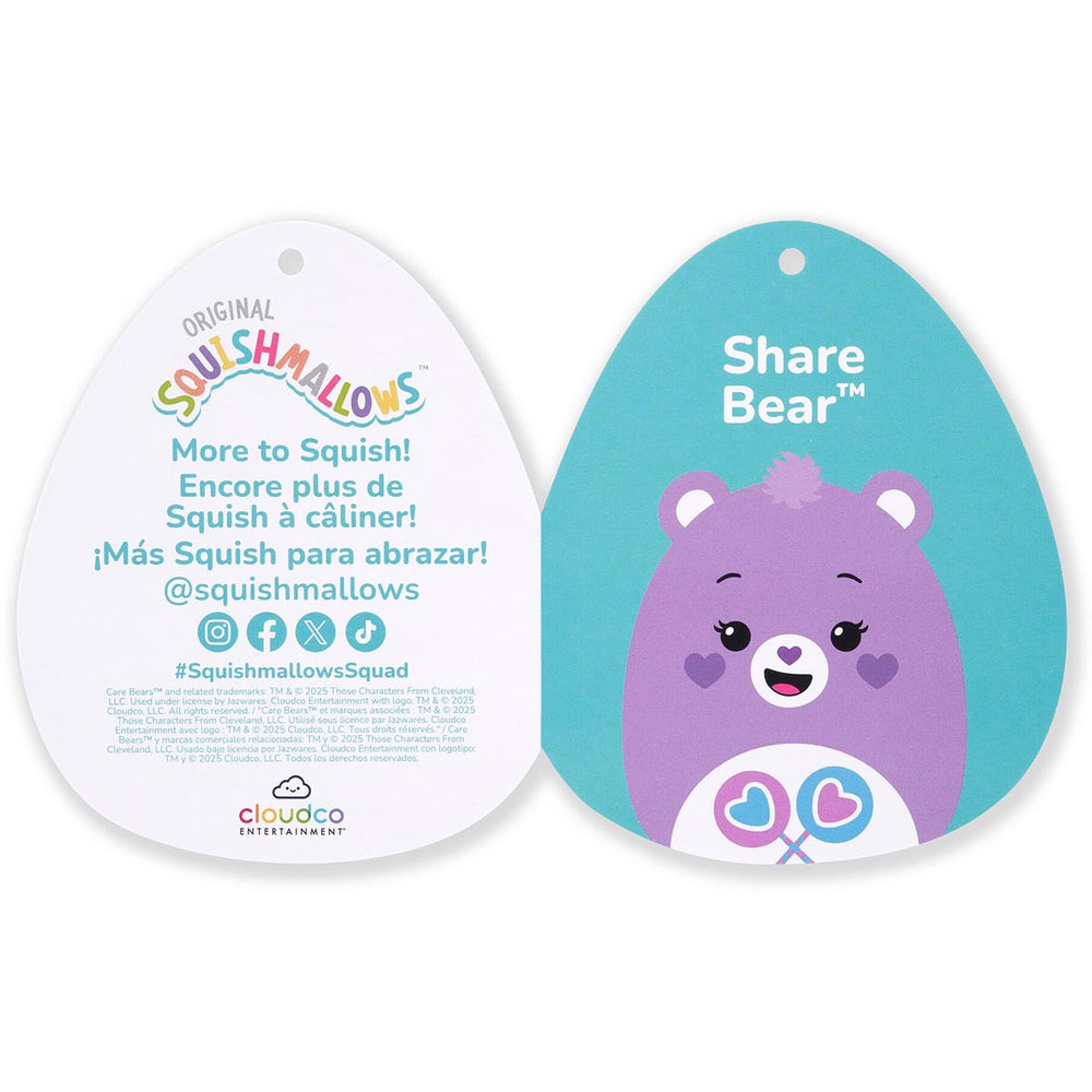 Squishmallows Care Bears Share Bear | Jazwares / Squishmallows   Brand