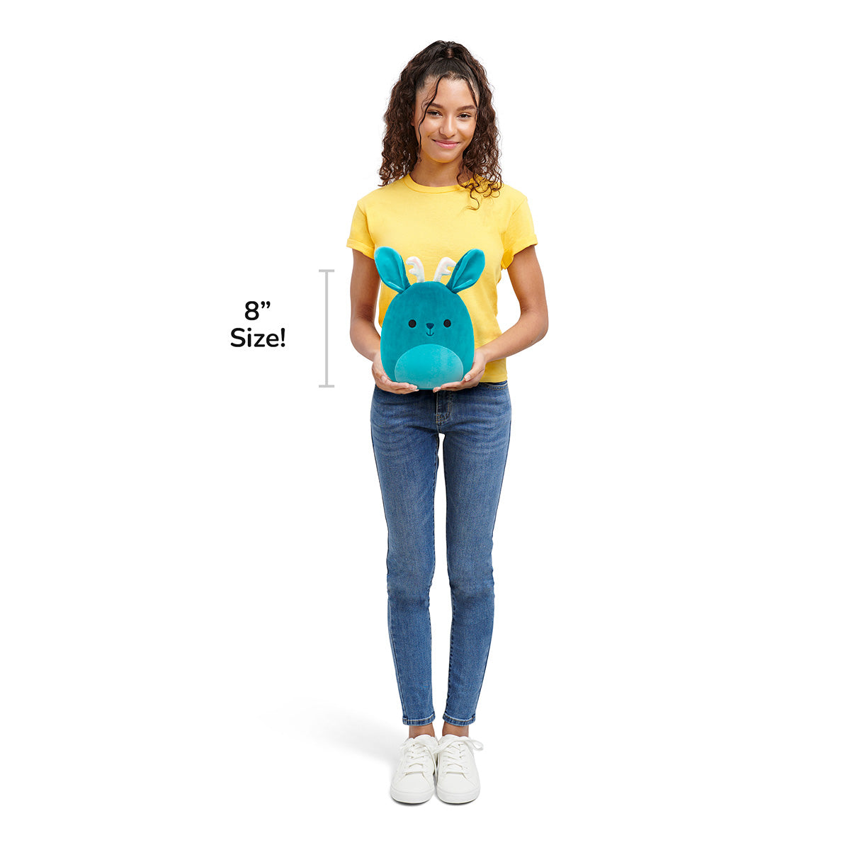 Squishmallows 8" Aspen the Sea Green Jackalope with Iridescent Horns | Jazwares / Squishmallows   Squad