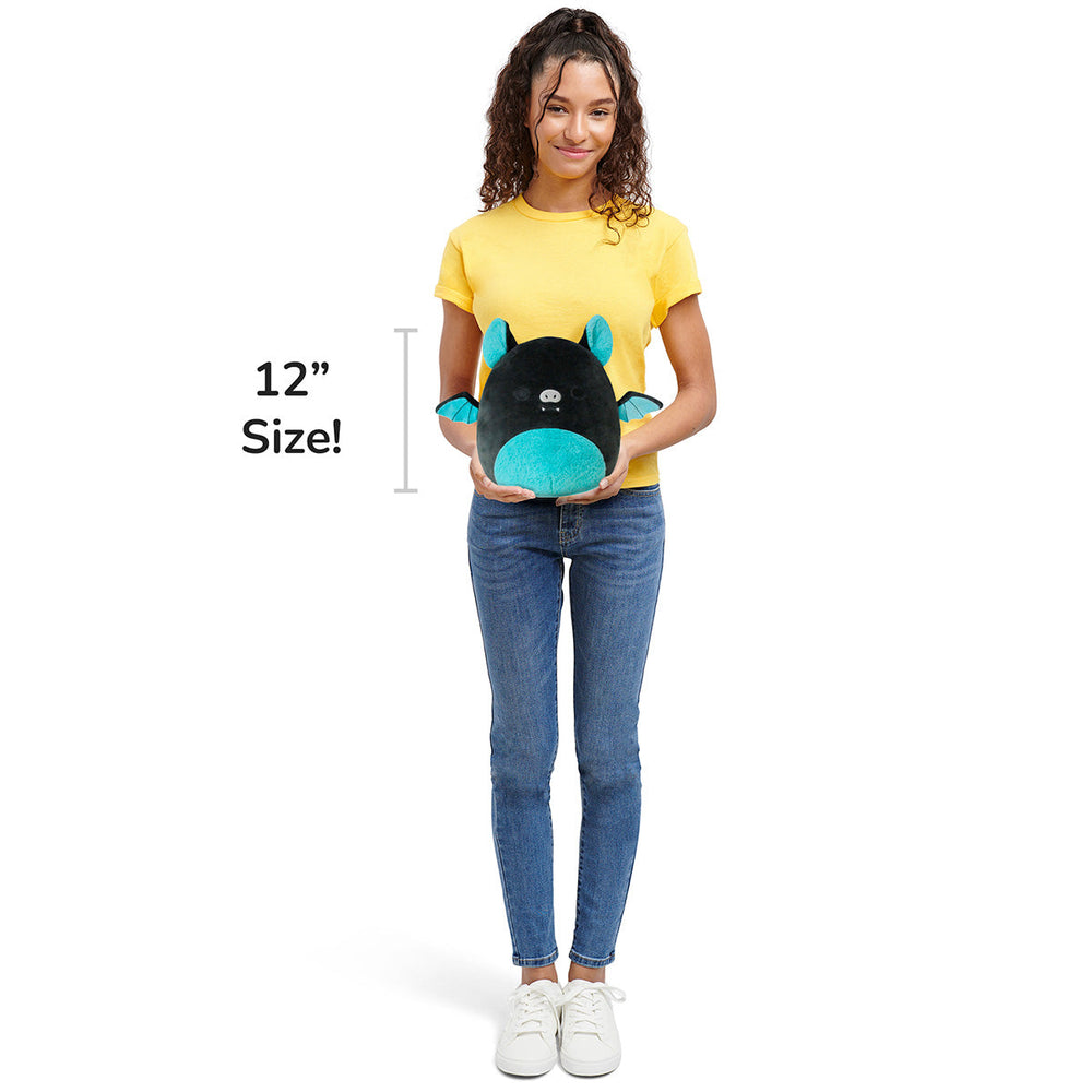Squishmallows 12" Aldous the Black and Teal Fruit Bat | Jazwares / Squishmallows   Squad