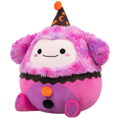 Squishmallows 20" Woxie the Magenta Bigfoot in Clown Costume | Jazwares / Squishmallows   Category|  Squad