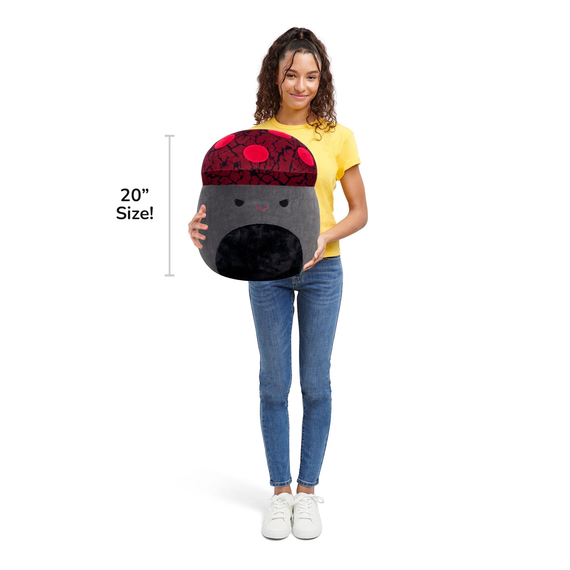 Squishmallows 20-Inch Gert the Maroon and Black Mushroom | Jazwares / Squishmallows   Category|  Squad