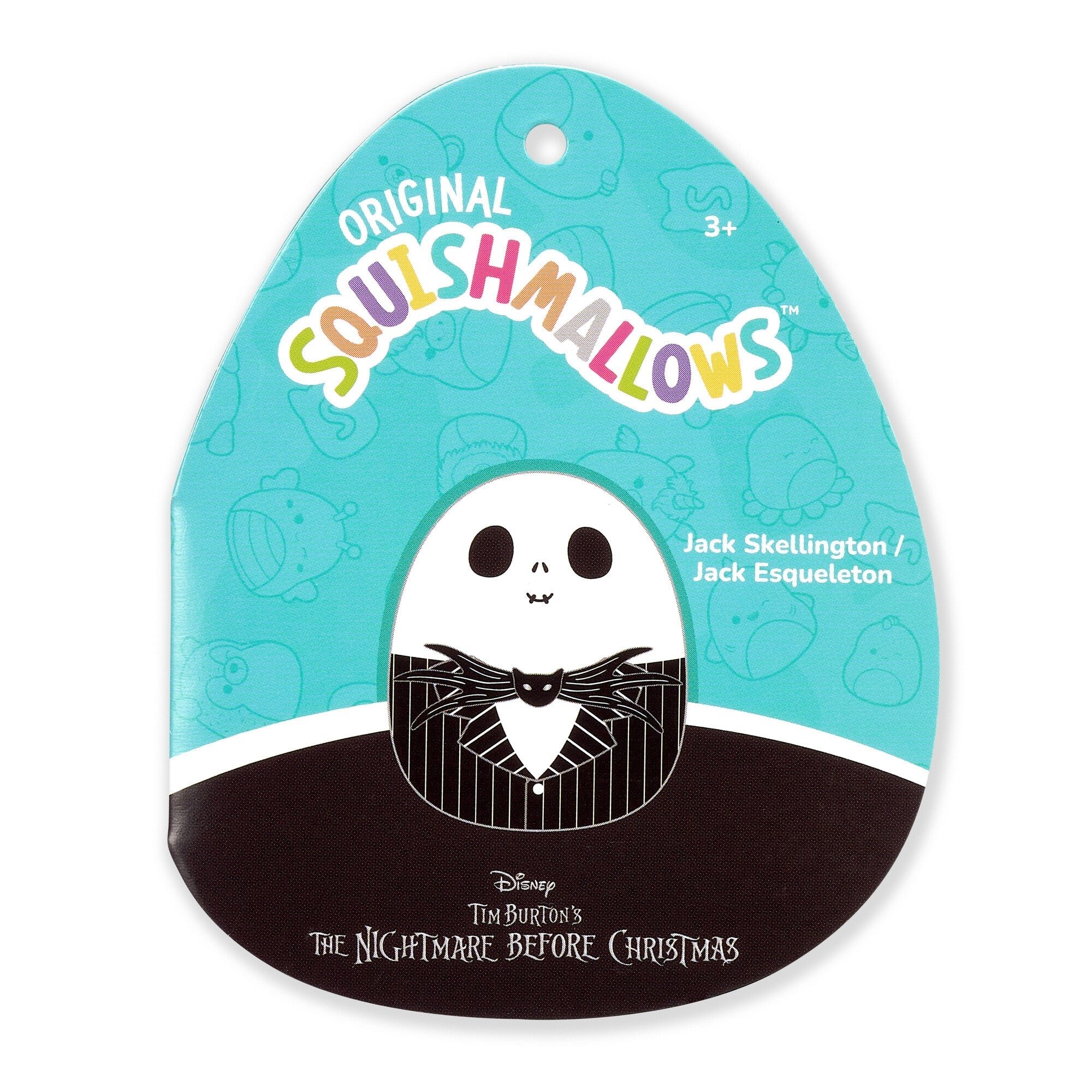 Squishmallows 3.5-Inch Disney Jack Skellington and Sally Clip 2-Pack | Jazwares / Squishmallows   Category