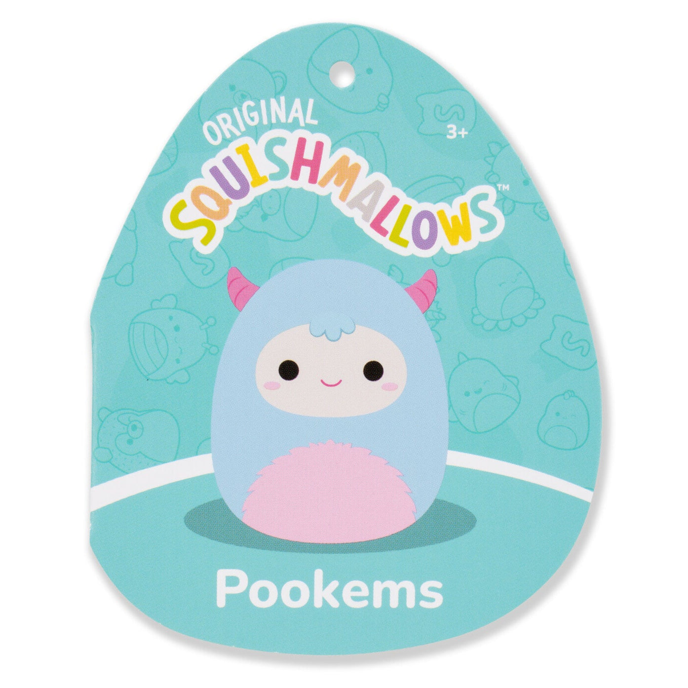 Squishmallows 3.5-Inch Pookems the Blue Yeti Clip | Jazwares / Squishmallows   Category|  Squad
