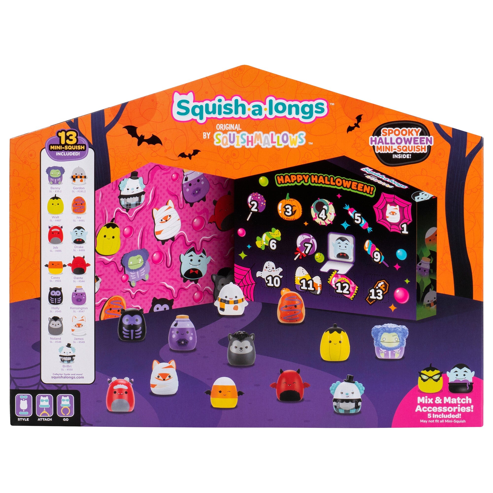Squish-a-longs Halloween Countdown Calendar | Jazwares / Squishmallows   Brand