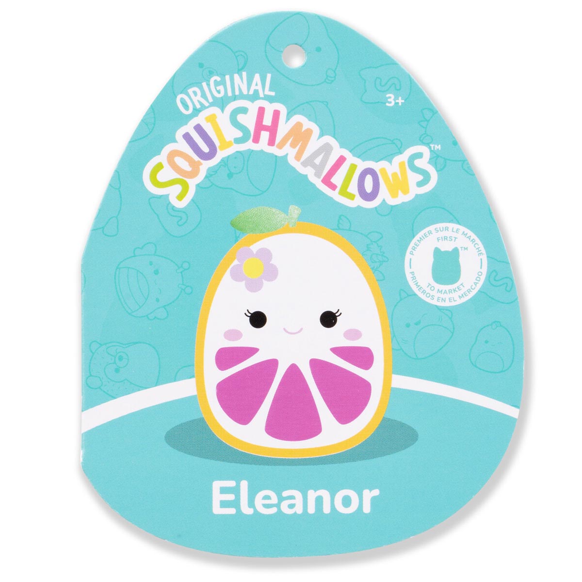 Squishmallows 5" Eleanor the Yellow Grapefruit | Jazwares / Squishmallows   Squad