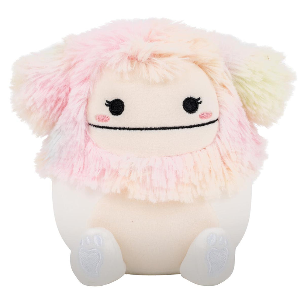 Squishmallows 5" Zaylee the White Bigfoot with Rainbow Mane | Jazwares / Squishmallows   Squad