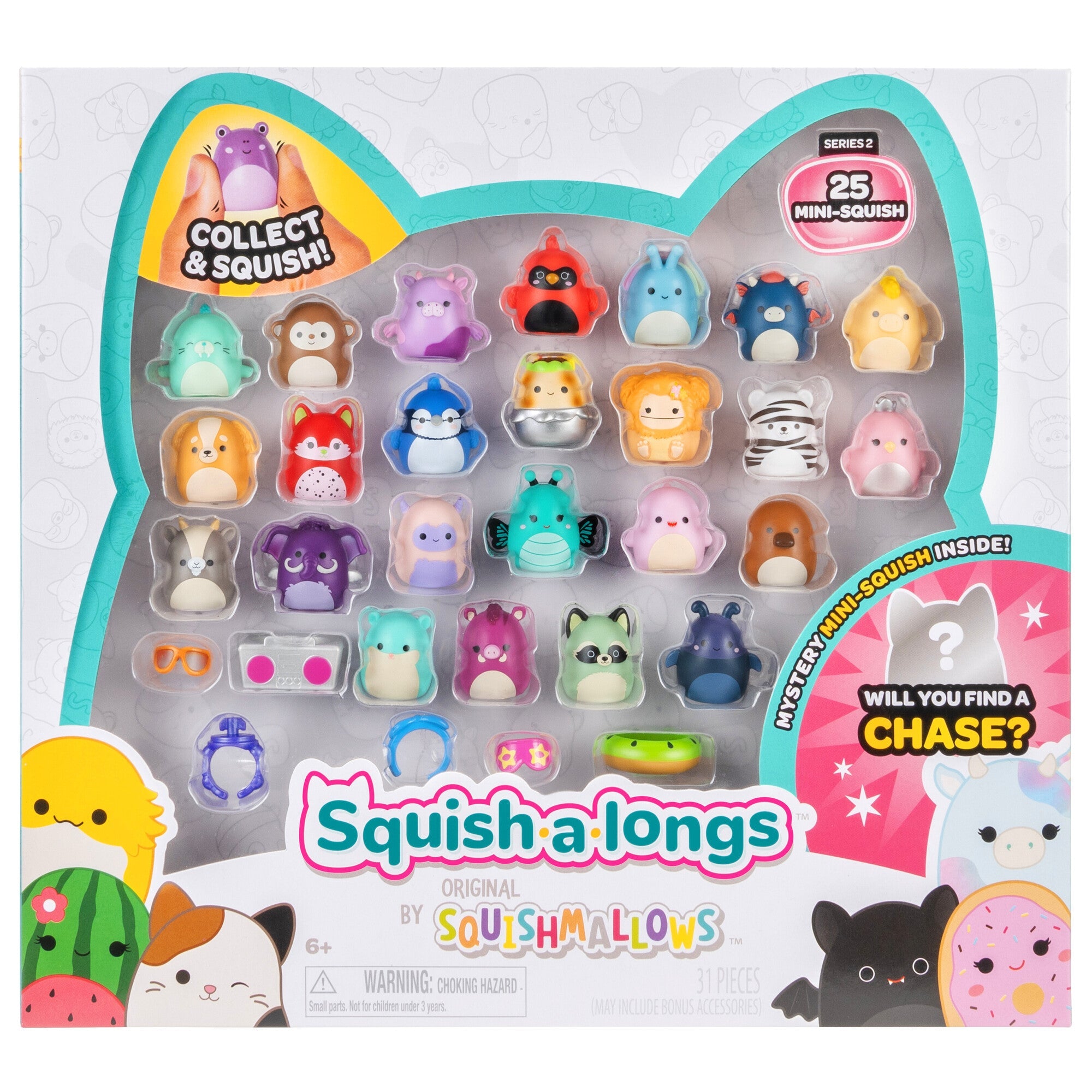 Squish-a-longs Mini-Squish 25-Pack | Jazwares / Squishmallows   Brand