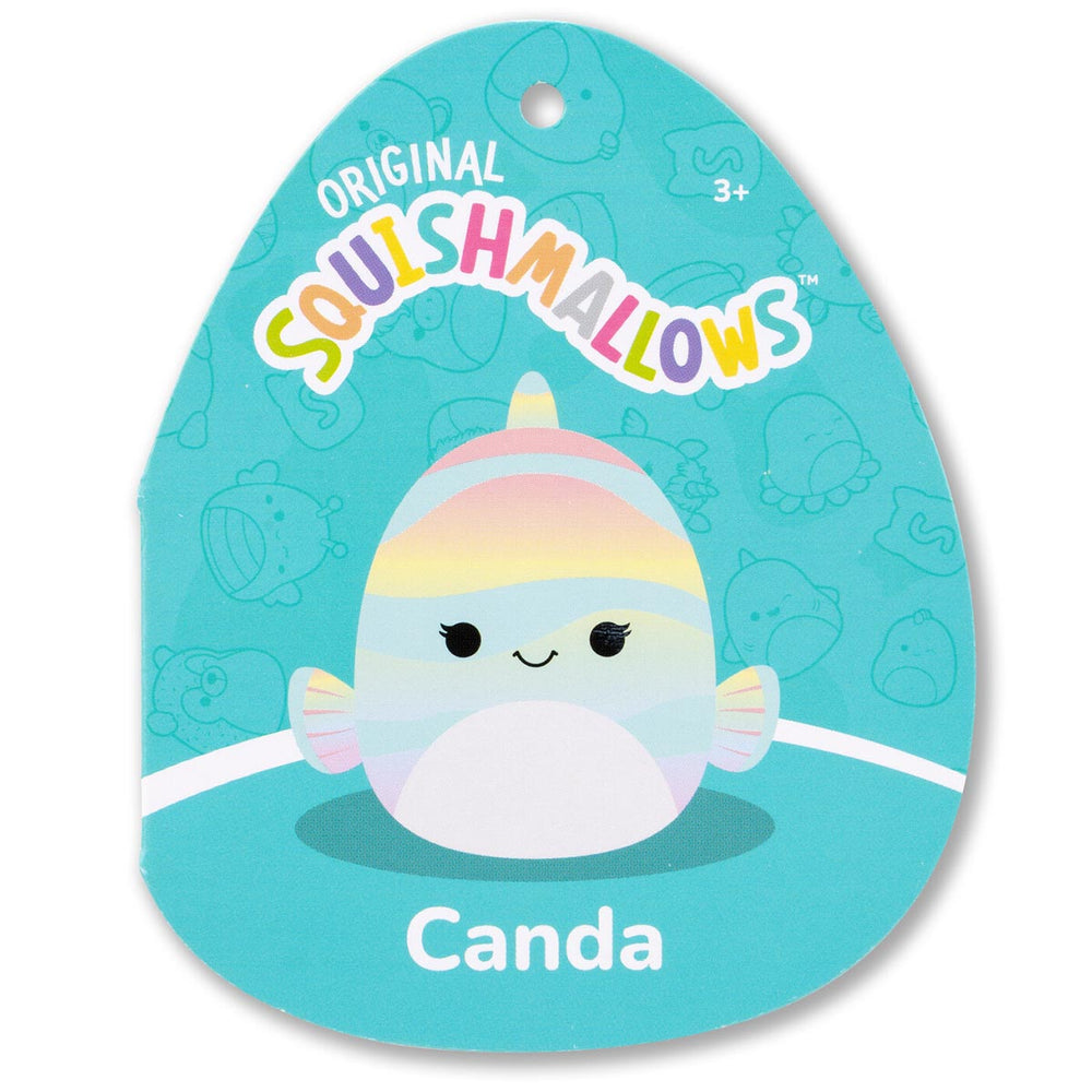 Squishmallows 5" Canda the Rainbow Striped Fish | Jazwares / Squishmallows   Squad