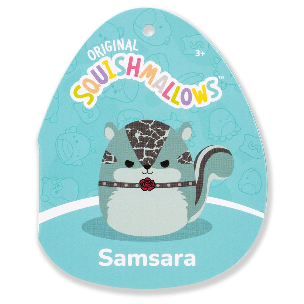 Squishmallows 8" Samsara the Teal Chipmunk with Choker | Jazwares / Squishmallows   Squad